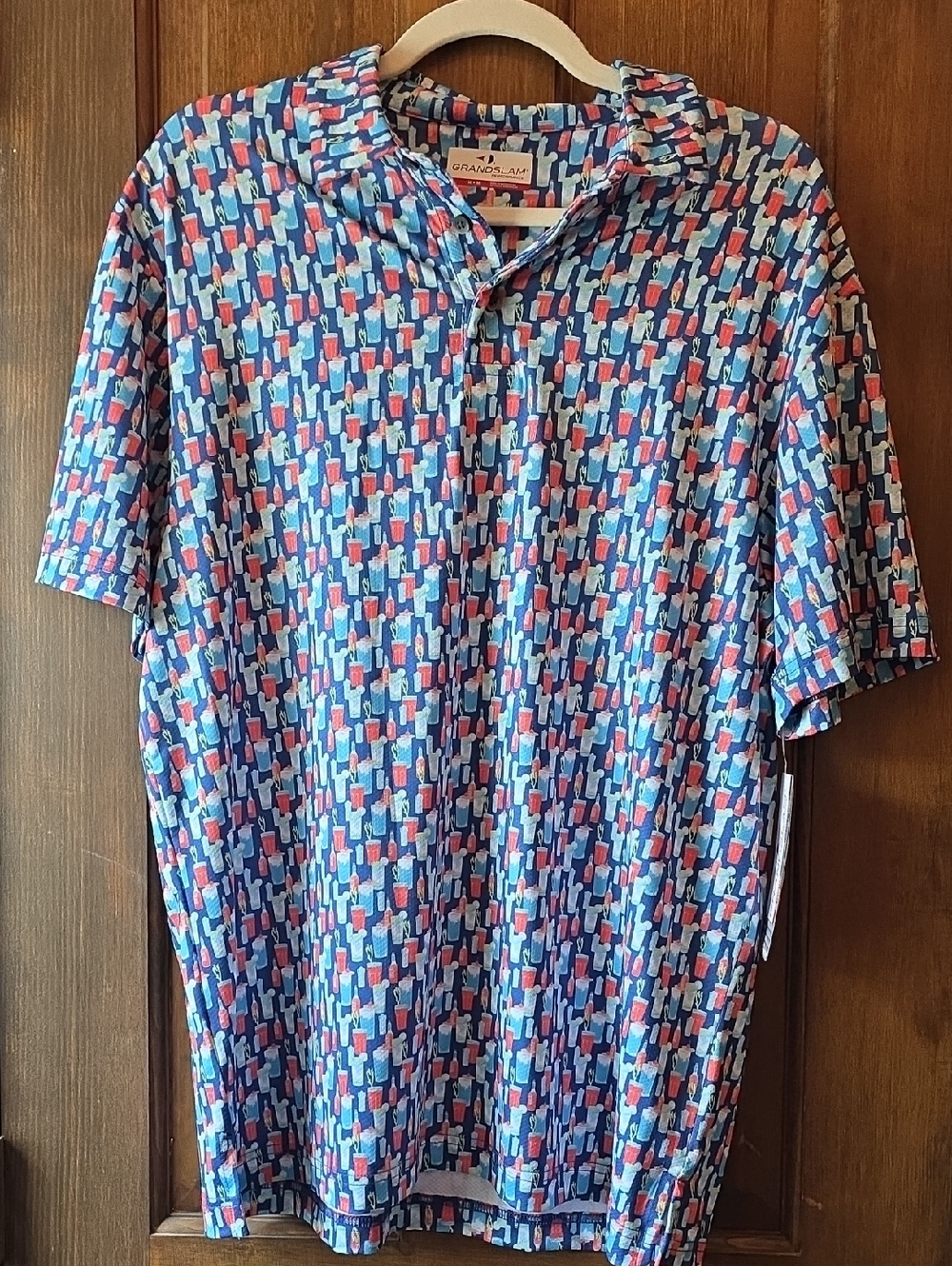 Grand Slam Short-Sleeve UPF 50 Polo — Men's Medium